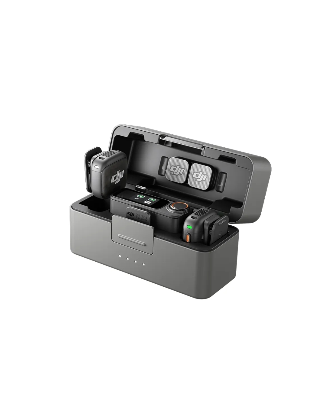 Microfone DJI Mic 3 (2 TX Microfone + 1 RX Receptor + 1 Case de carregamento) BR - Imagem 3